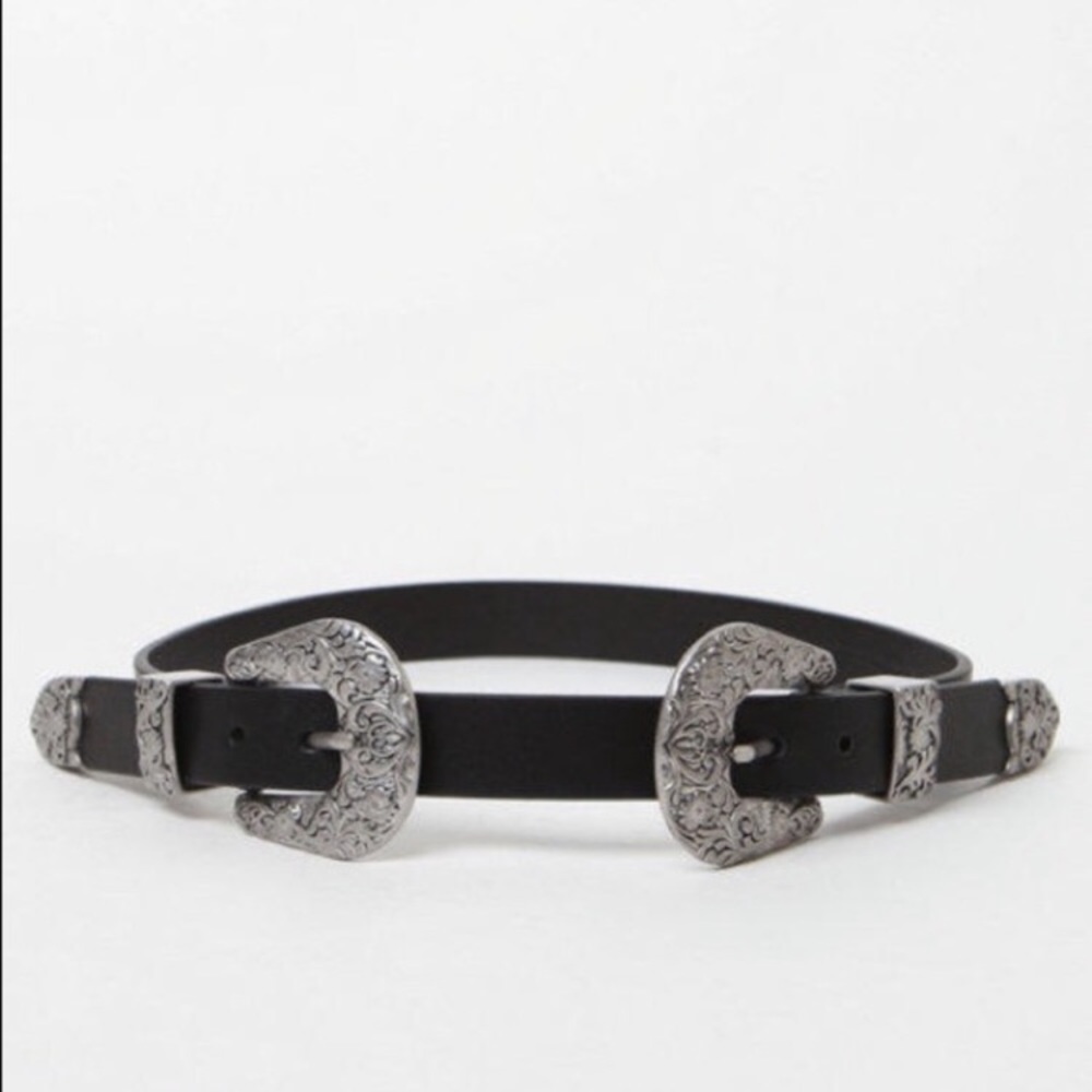 Pacsun double buckle belt